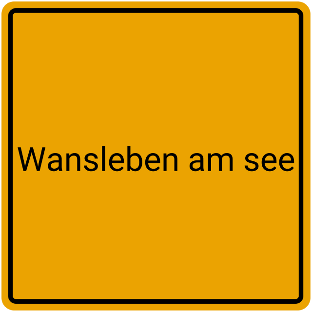 Meldebestätigung Wansleben am See